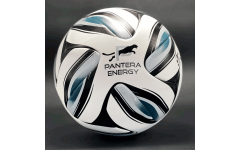 Мяч футбольный игровой № 5 NB PANTERA Euro (термосшивка) серый