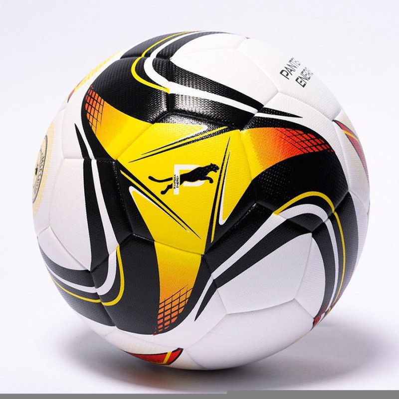Мяч футбольный игровой № 4 NB PANTERA Energy (термосшивка) жёлтый 