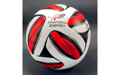 Мяч футбольный игровой № 5 NB PANTERA Euro (термосшивка) красный