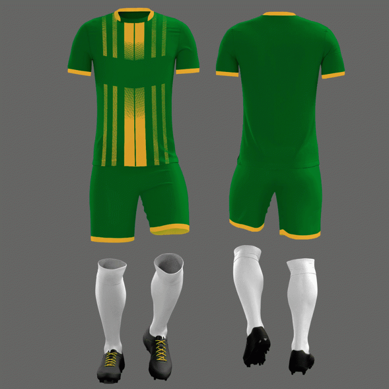 Форма футбольная NB ПСЖ зелёная/жёлтая