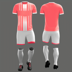 СПЕЦПРЕДЛОЖЕНИЕ для КОМАНД (от 5 комплектов): Форма футбольная на команду NB ПСЖ розовая/белая ✓футболка + шорты + гетры + ПОЛНОЕ нанесение (номер на спину + фамилия + логотип + название команды + номер на шорты)