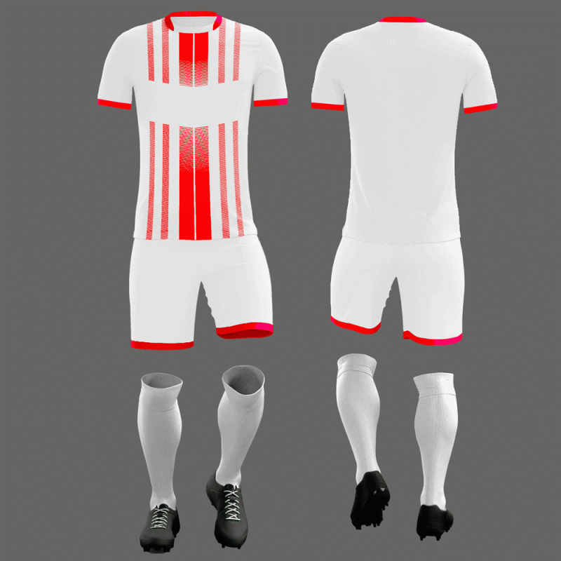 Форма футбольная NB ПСЖ белая/красная