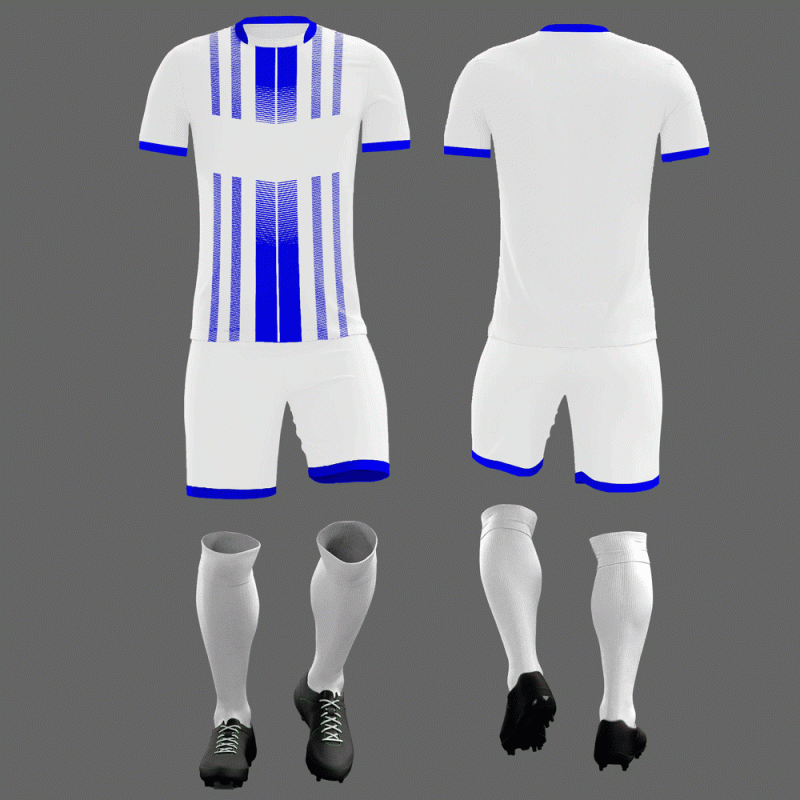 Форма футбольная NB ПСЖ белая/синяя 