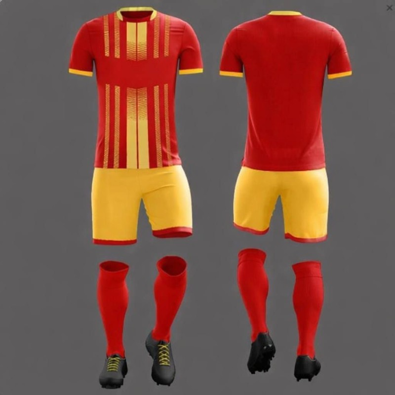 Форма футбольная NB ПСЖ красная/жёлтая