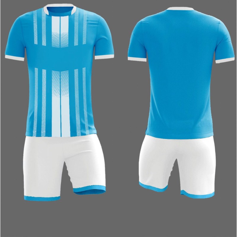 Форма футбольная NB ПСЖ голубая/белая