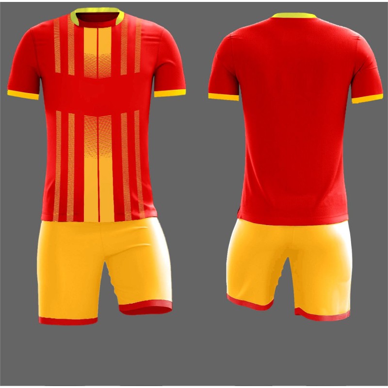 Форма футбольная NB ПСЖ красная/жёлтая