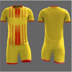 Форма футбольная NB ПСЖ жёлтая/красная