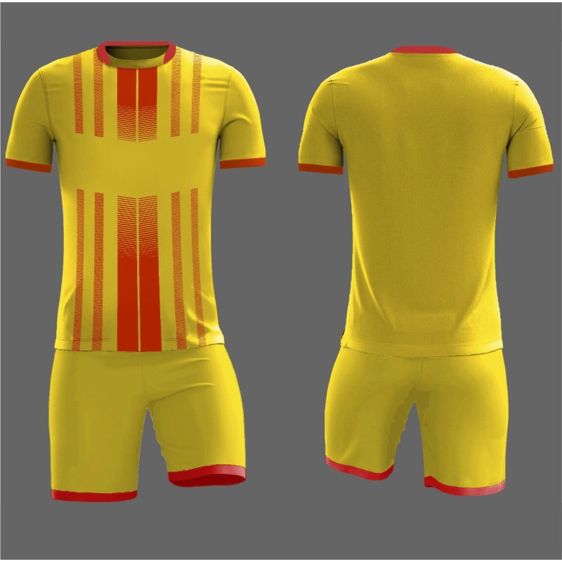 Форма футбольная NB ПСЖ жёлтая/красная