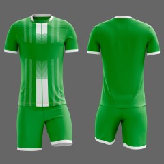 Детская форма футбольная NB PSG зелёная/белая