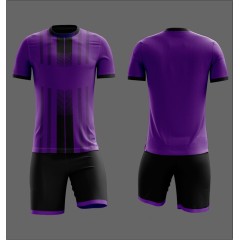 Детская  футбольная форма NB PSG фиолетово/черная