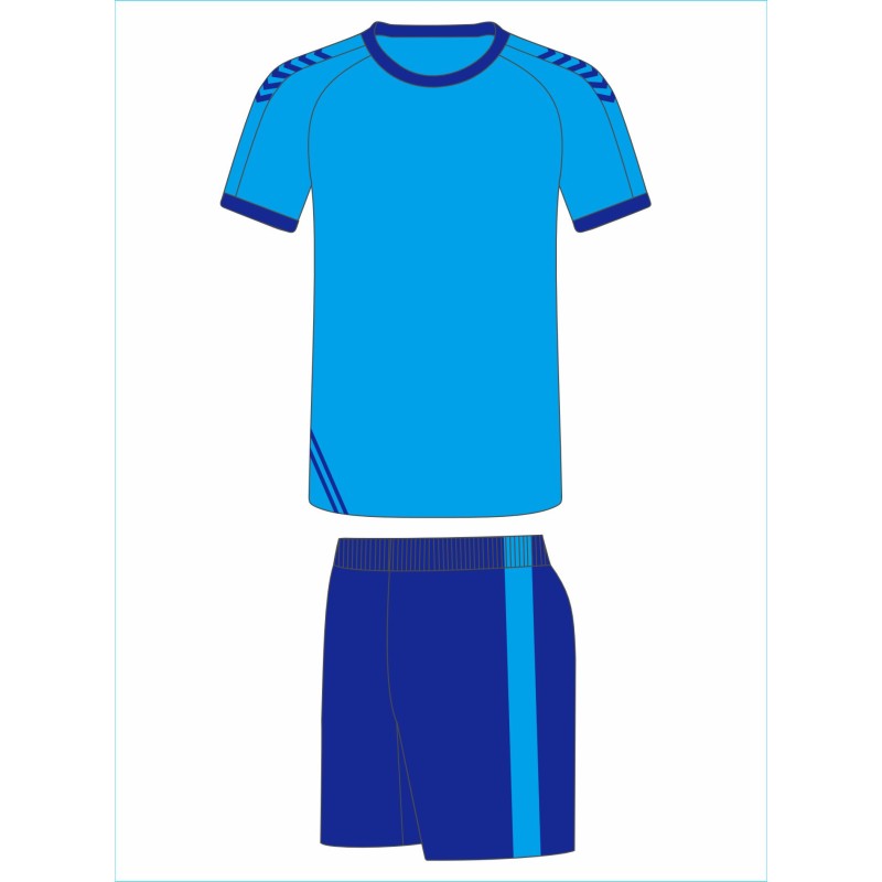 Форма футбольная СТРЕЛКА голубая/синяя