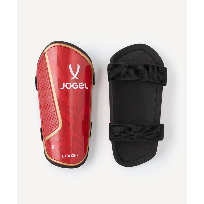 Щитки футбольные JÖGEL Firebird JA-201, красный