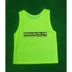 Манишка NB СЕТОЧКА салатовая Пенальти.РФ