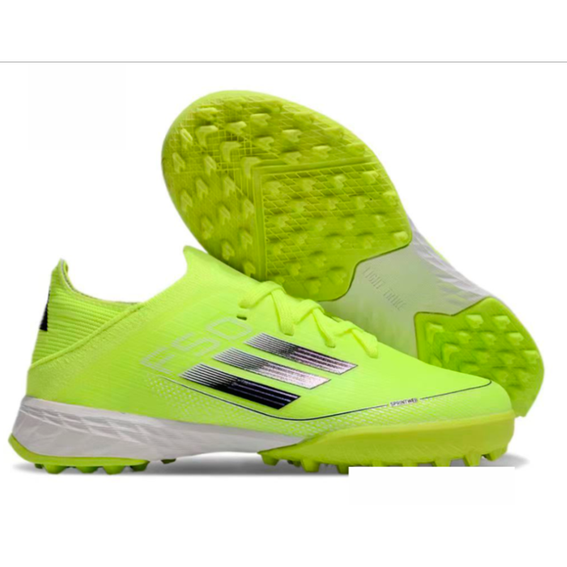 Бутсы многошиповые  Adidas F50 League TF салатовый