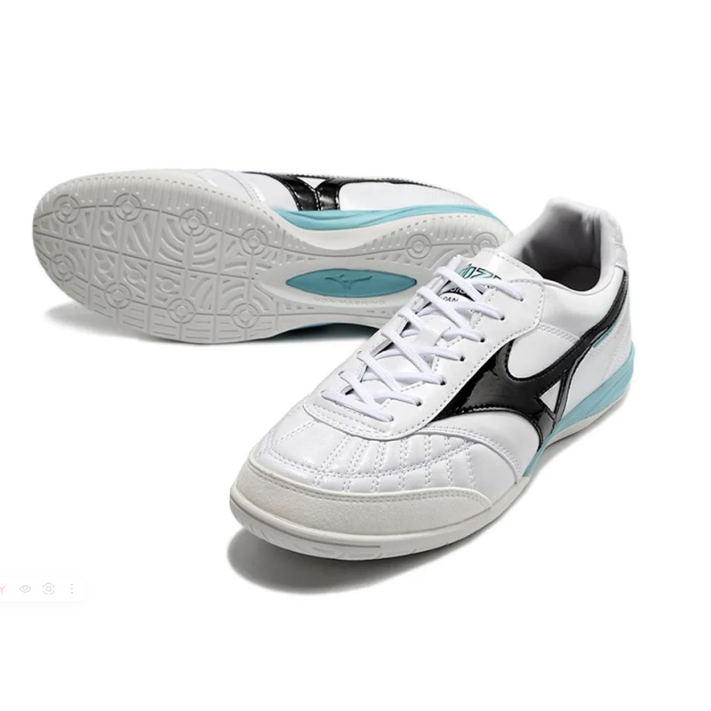 Обувь для зала MIZUNO MORELIA NEO III IN белый/голубой